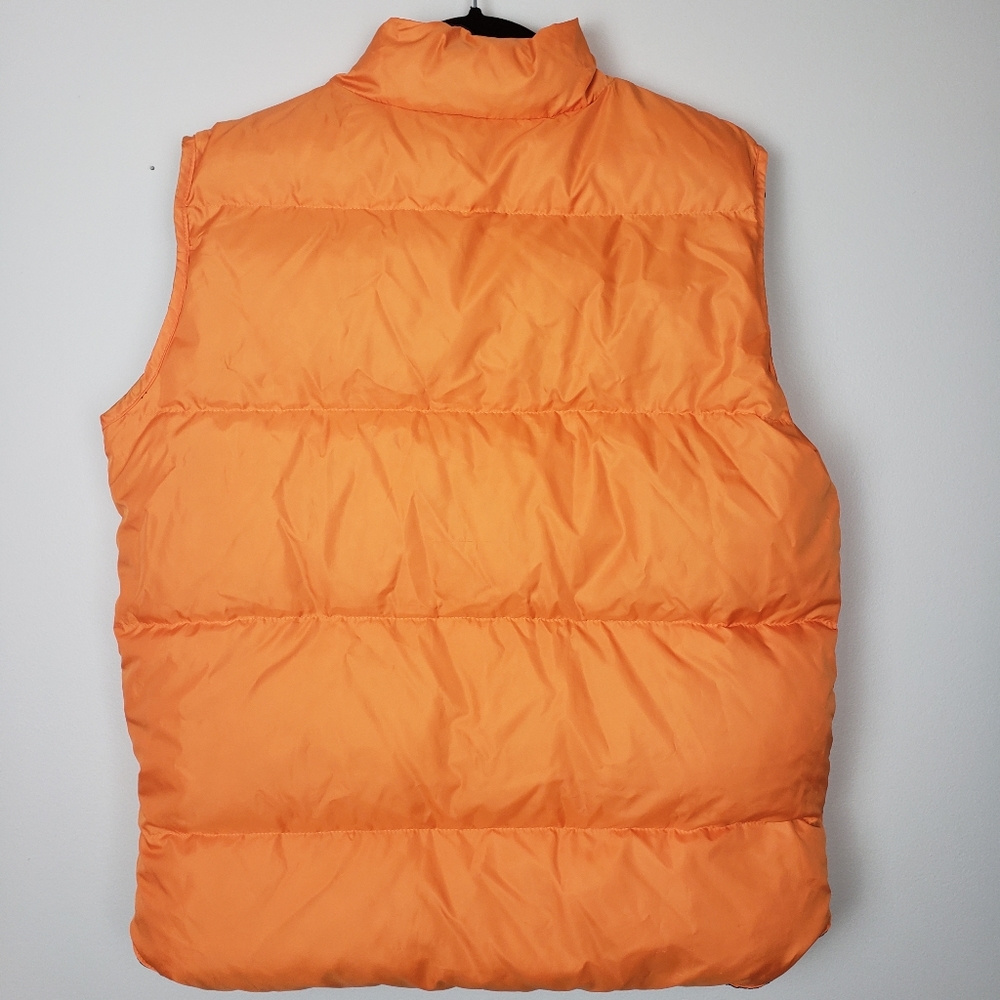 LL Bean Goose down puffer vest Reversible Sz S - Picture 4 of 14